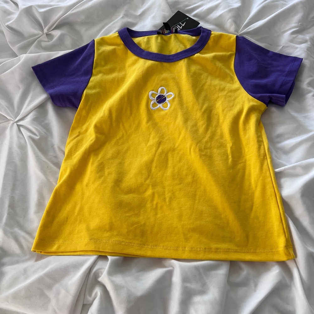Delia Dollls Kill Yellow and Purple baby T-Shirt